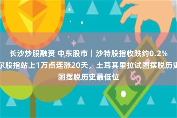 长沙炒股融资 中东股市｜沙特股指收跌约0.2%，卡塔尔股指站上1万点连涨20天，土耳其里拉试图摆脱历史最低位