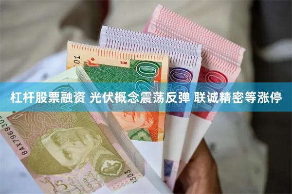 杠杆股票融资 光伏概念震荡反弹 联诚精密等涨停